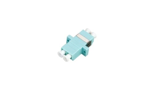Adapter światłowodowy multimodowy MM OM3 LC duplex FOA-LC-MMD-3