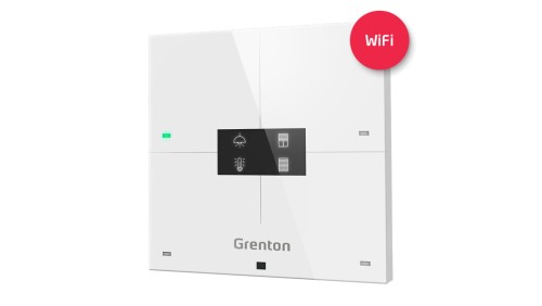 GRENTON SMART PANEL 4B WiFi, OLED, white, WSP-204-W-02