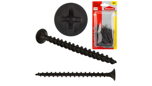 Wkręty fosfatowane karton gips 3,5x55 DR Wkręt-met /BL=50szt/