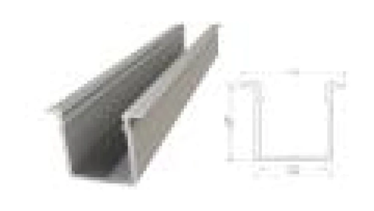 Wpuszczany profil ALU anoda srebrny 15x16mm 3000mm GROOVE anoda silver