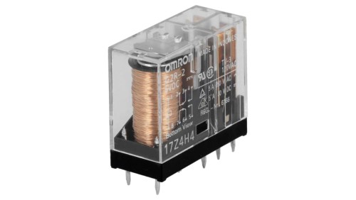 Przekaźnik elektromagnetyczny DPDT Ucewki 6VDC 5A/250VAC G2R-2 6VDC