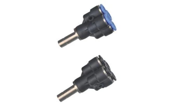 Rozgałęźnik pneumatyczny wtykowy typu Y wtyk 8 mm pod wąż fi 4x4 mm