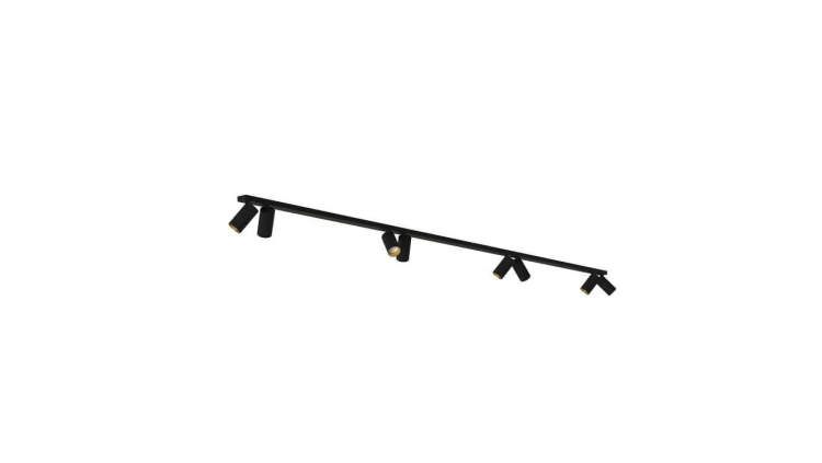 Listwa sufitowa 300cm MONO VIII 2x150 BLACK/GOLD 7698 Nowodvorski Lighting