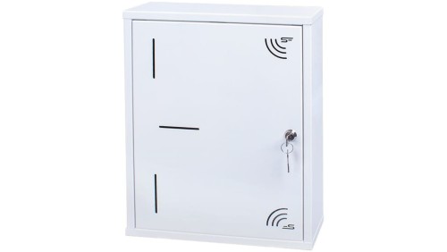 Szafka multimedialna lokalowa 340x420x90mm biała natynkowa