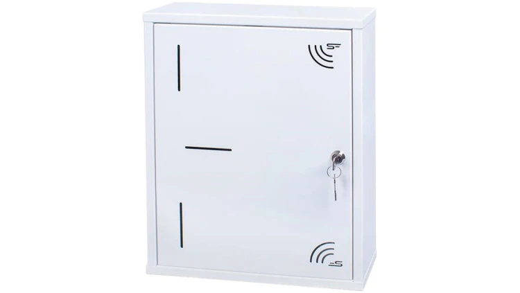 Szafka multimedialna lokalowa 340x420x90mm biała natynkowa