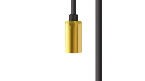Przewód z oprawką 500cm CAMELEON CABLE G9 5 M BLACK/BRASS 8616 Nowodvorski
