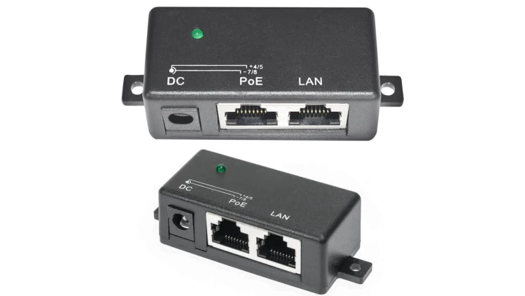 PoE Injector 1x 100Mb/s RJ45, Kostka Extralink 1 Portowy