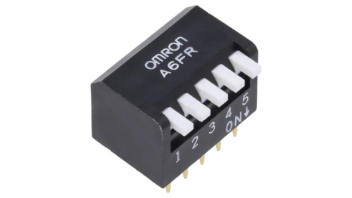 Przełącznik DIP-SWITCH OFF-ON 0,025A/24VDC Poz 2 -20-70C A6FR-5104