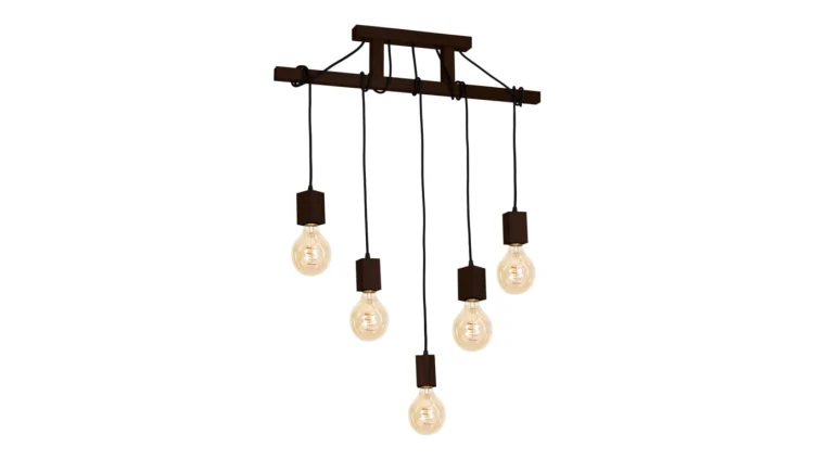 Lampa Wisząca JACK 5xE27 Orzech MLP4361 Milagro