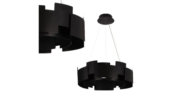Lampa wisząca TORINO BLACK 24W LED ML6141 Milagro