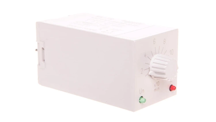 Przekaźnik czasowy 2P 5A 10-120min 24-48V AC/DC opóźnione załączenie RTX-132 24/48 120MIN