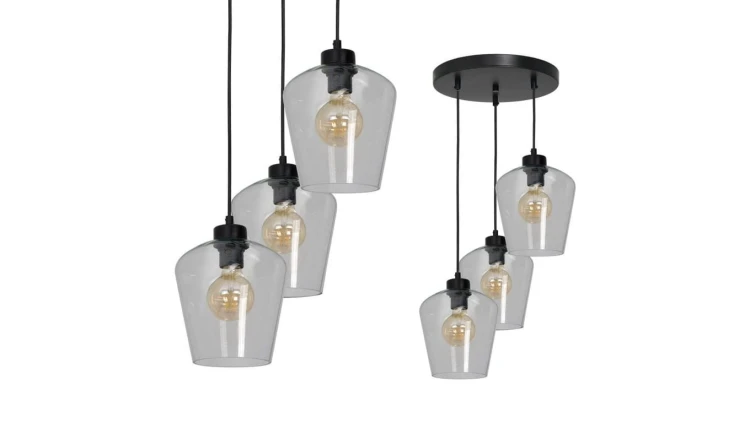 Lampa wisząca SANTIAGO CLEAR 3xE27 MLP6611 Milagro