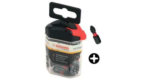 Bity udarowe PH3 25mm 20szt zestaw BIT krzyżowy - Schmith