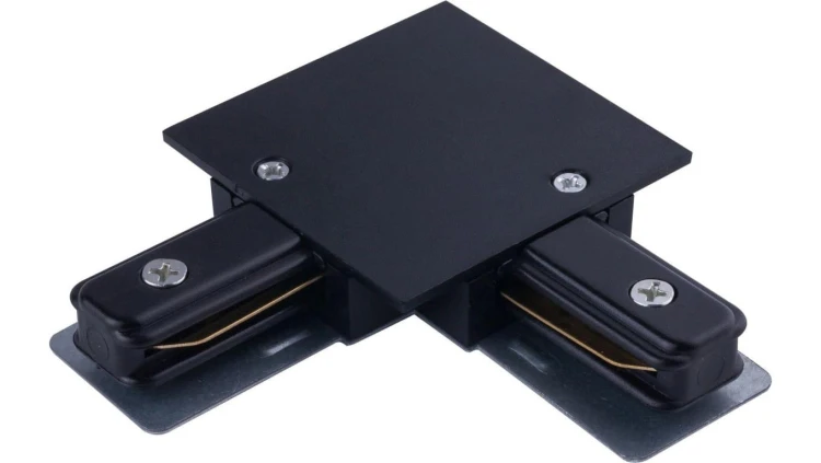 ŁĄCZNIK KĄTOWY WPUSZCZANY CZARNY PROFILE RECESSED L-CONNECTOR BLACK 8971 Nowodvorski