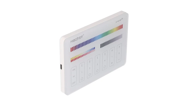 Sterownik LED MiLight panel 4-stref RGB+ CCT na baterie M4