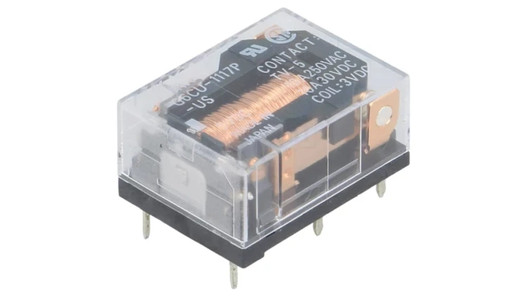 Przekaźnik elektromagnetyczny SPST-NO Ucewki 3VDC 10A/30VDC G6CU-1117P-US 3VDC