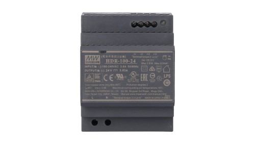 Zasilacz na szynę DIN MeanWell 24V 100W HDR