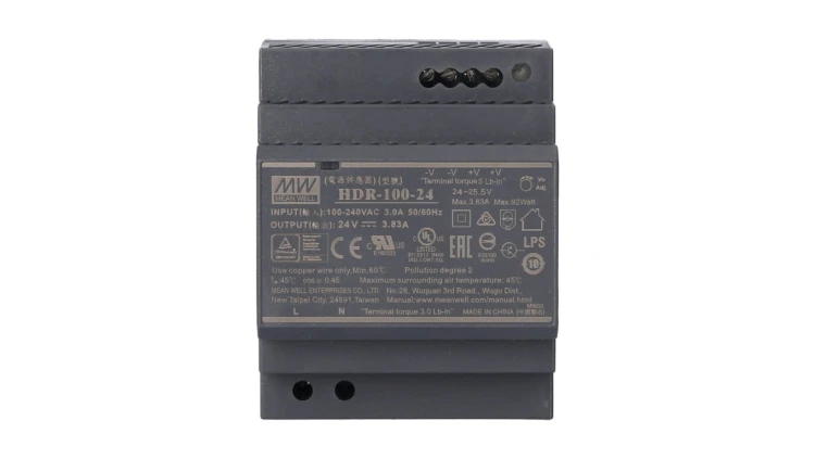 Zasilacz na szynę DIN MeanWell 24V 100W HDR