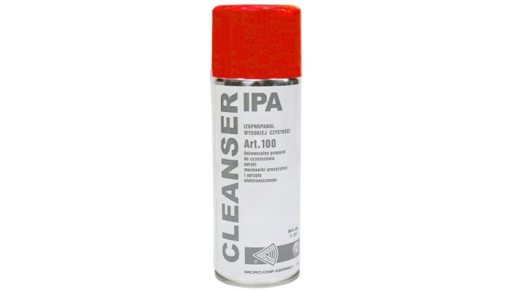 Alkohol izopropylowy spray 400ml Cleanser IPA MicroChip