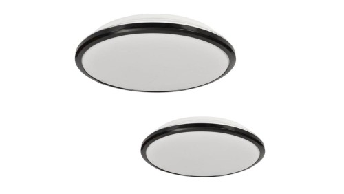 Plafon TERMA BLACK 18W LED IP44 Ø280 mm ML6402 Milagro