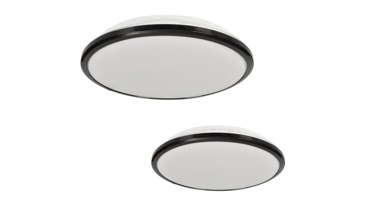 Plafon TERMA BLACK 18W LED IP44 Ø280 mm ML6402 Milagro