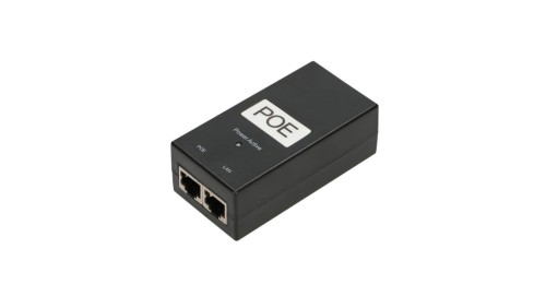 Zasilacz PoE 24V, 1A, 24W, Gigabit, kabel w zestawie Extralink POE-24-24W-G