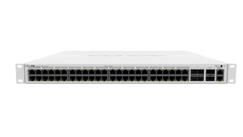 Switch 48x RJ45 1000Mb/s, 4x SFP+, 2x QSFP MikroTik CRS354-48P-4S+2Q+RM