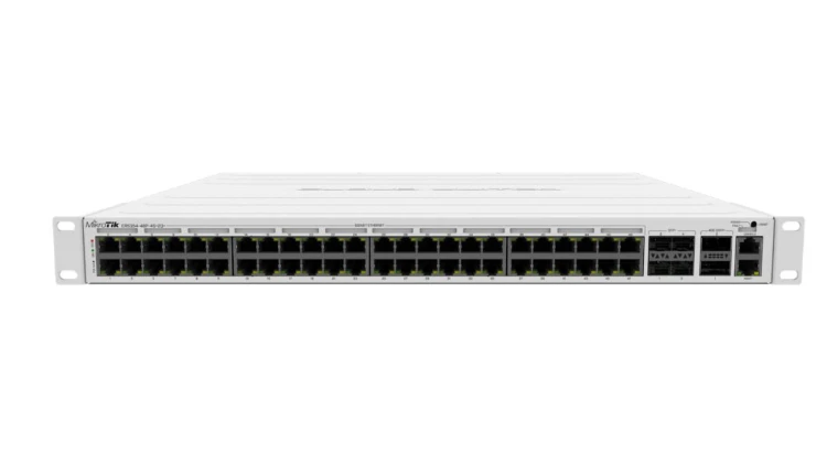 Switch 48x RJ45 1000Mb/s, 4x SFP+, 2x QSFP MikroTik CRS354-48P-4S+2Q+RM