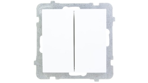 AS Łącznik schodowy podwójny biały ŁP-10G/m/00