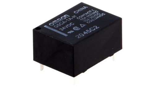 Przekaźnik elektromagnetyczny SPST-NO Ucewki 24VDC PCB G5CA-1A-H 24VDC