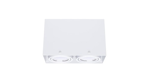 LAMPA SUFITOWA BLOCCO BIAŁA 2x7W GU10 LED ML478 Milagro
