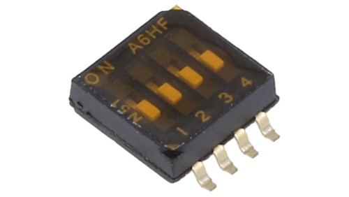Przełącznik DIP-SWITCH OFF-ON 0,025A/24VDC Poz 2 -30-85C A6HF-4102