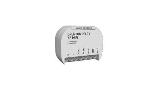 GRENTON RELAY X2 WiFi, Flush, WRE-202-W-01