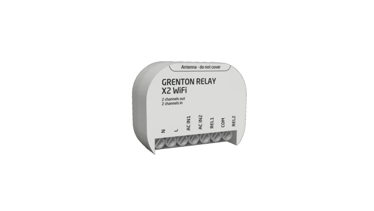 GRENTON RELAY X2 WiFi, Flush, WRE-202-W-01