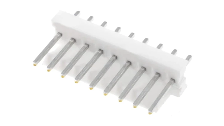 Gniazdo przewód-płytka męskie 9-pin 2,54mm THT MTA-100 640456-9