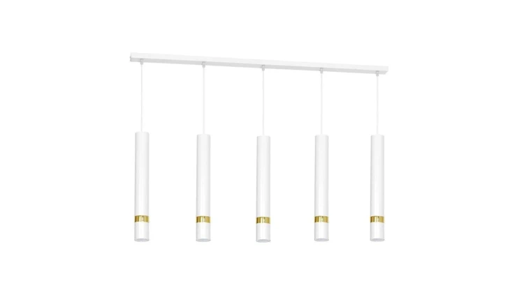 Lampa wisząca JOKER WHITE/GOLD 5xGU10 MLP6122 Milagro