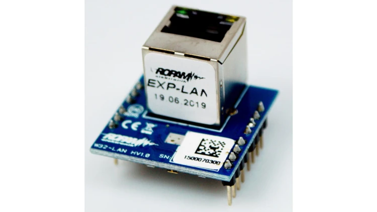 Moduł Ethernet: 10/100 BaseT, RJ45, kompatybilność: NeoGSM-IP, NeoGSM-IP-64, PCB moduł lokalny