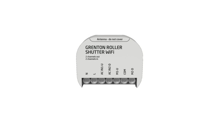 GRENTON ROLLER SHUTTER WiFi, FLUSH, WRS-201-W-01