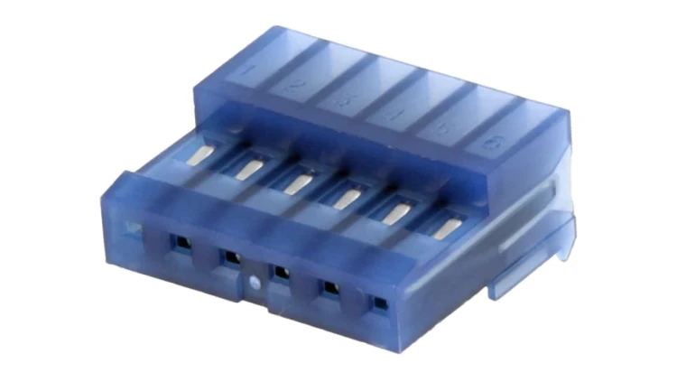 Wtyk przewód-płytka żeńskie 6-pin 2,54mm IDC na przewód 3-640442-6