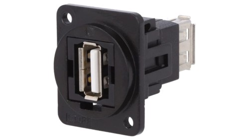 Łącznik USB A - USB A 2.0 FT metal 19x24mm CP30208NM3B