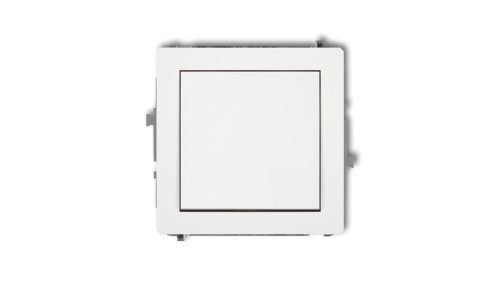 DECO Mechanizm łącznika jednobiegunowego, biały mat 25DWP-1