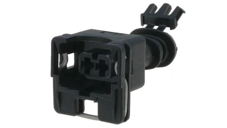 Złącze automotive JPT wtyk żeńskie 2-pin na przewód czarny 282762-1