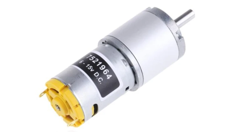 Silnik DC, 6→ 15 V., 990 mA, 7,98 W, 112 obr./min, 78,4 gcm, RS PRO