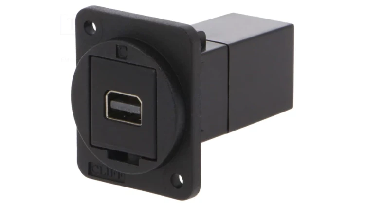 Łącznik Mini DisplayPort gniazdo z obu stron FT 19x24mm CP30202X