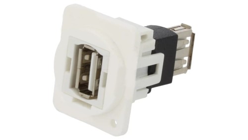 Łącznik USB A - USB A 2.0 FT plastik 19x24mm CP30208NXW
