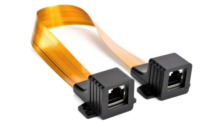 Złączka sieciowa przelotka okienna RJ45 kat.5e 17cm 24.2061