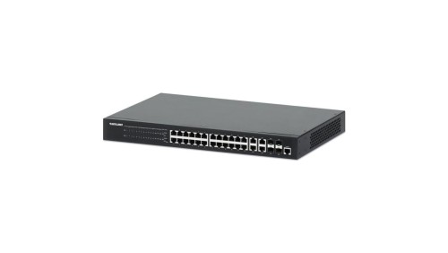 Switch Gigabit 24xPoE+ 370W, 2xCombo RJ45/SFP zarządzalny