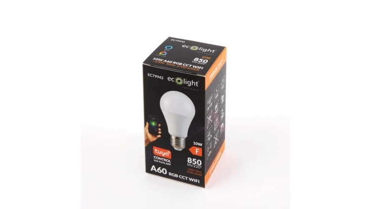 Żarówka LED SMART TUYA A60 E27 10W RGB CCT Wifi tuya