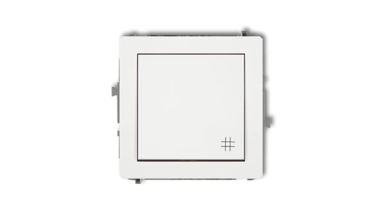DECO Mechanizm łącznika krzyżowego, biały mat 25DWP-6