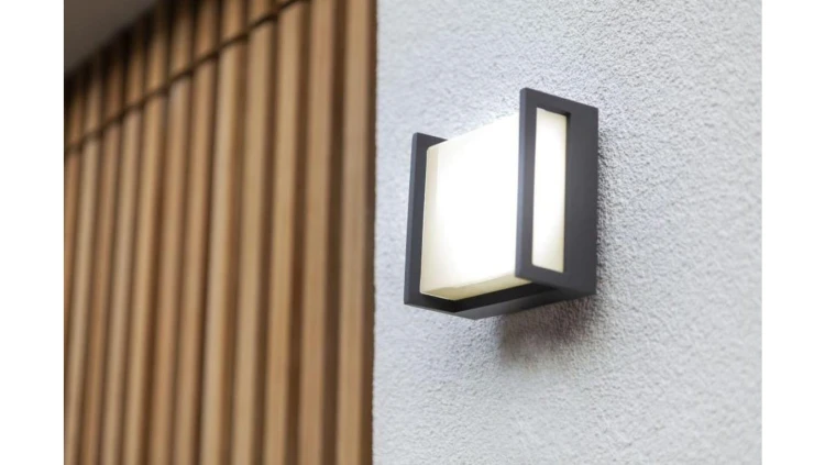 Kinkiet zewnętrzny QUBO LED 8W 3000K IP54 - antracyt